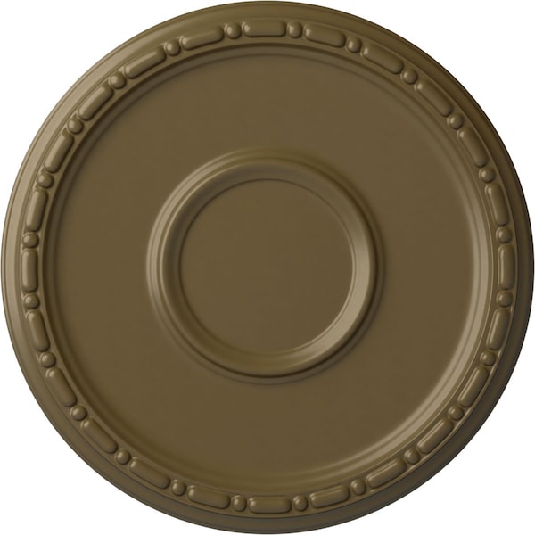Ekena Millwork Medea Ceiling Medallion (Fits Canopies up to 5 1/2"), 16 1/2"OD x 1 1/2"P, Mississippi Mud CM16MDMMF - main